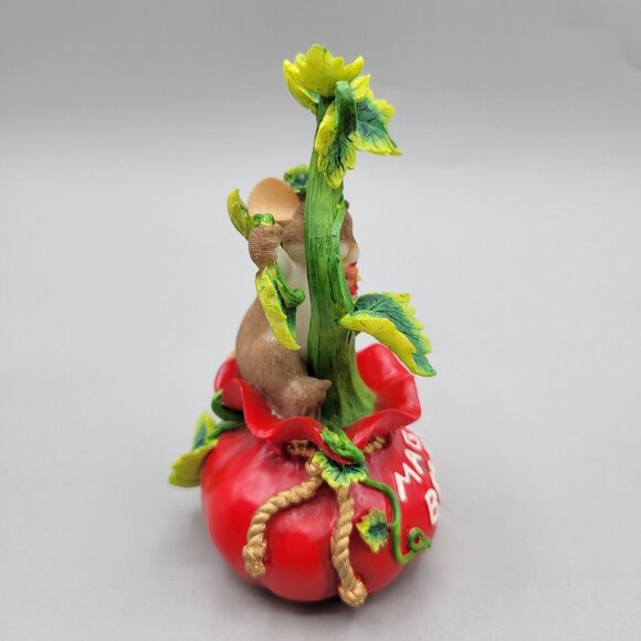 Charming Tails Grow Your Dreams Big Figurine Magic Beans - Picture 4 of 7